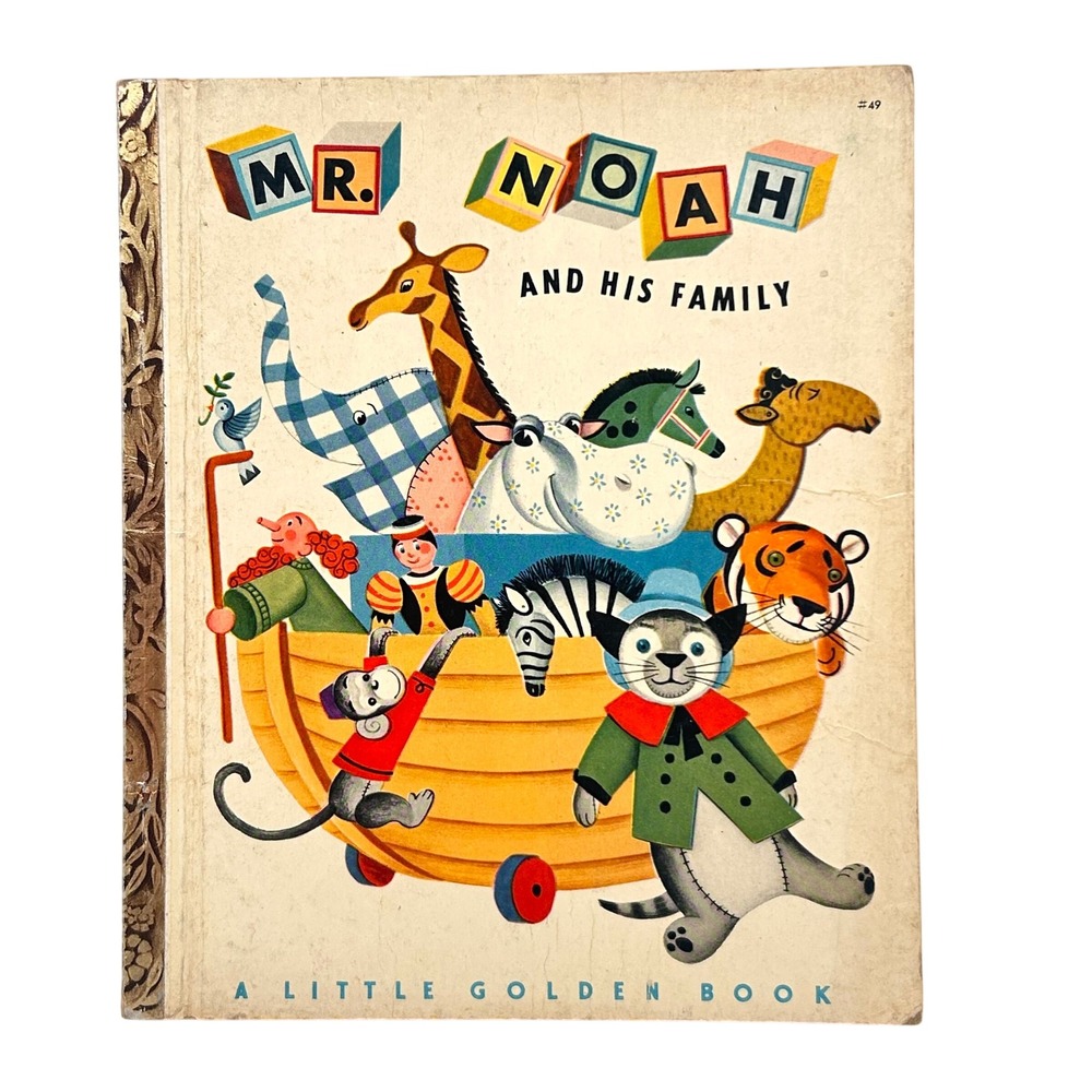 1948 Mr. Noah and His Family Little Golden Book 49 Alice Martin Provensen